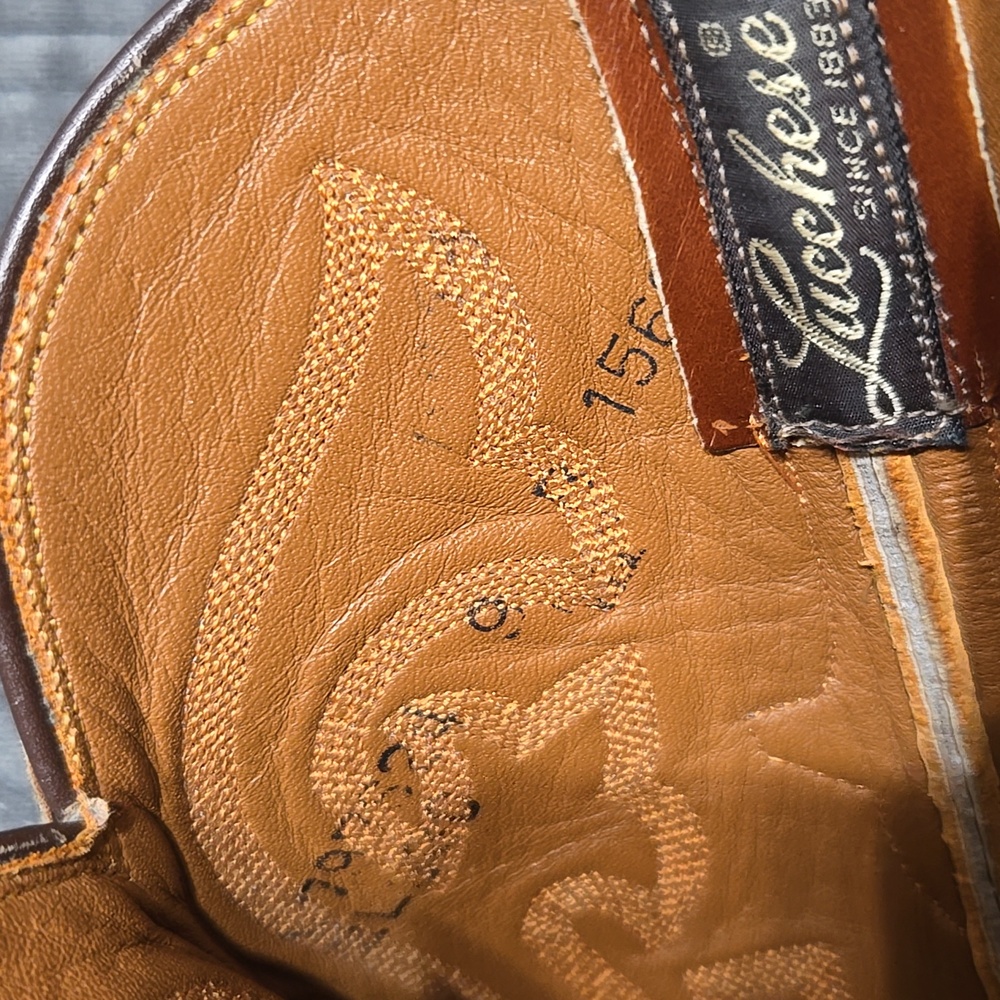 RARE VTG! Lucchese Classic Lizard Boots W/FREE 3D LEATHER WALLET TODAY ONLY! - Picture 14 of 16